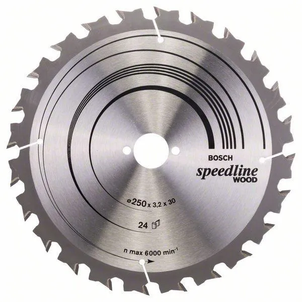 Piła Tarczowa T Speedline Wood 250*3.2*30/Z24 BOSCH