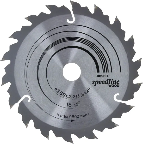 Piła Tarczowa H Speedline 160*2,4*20Z*18 BOSCH