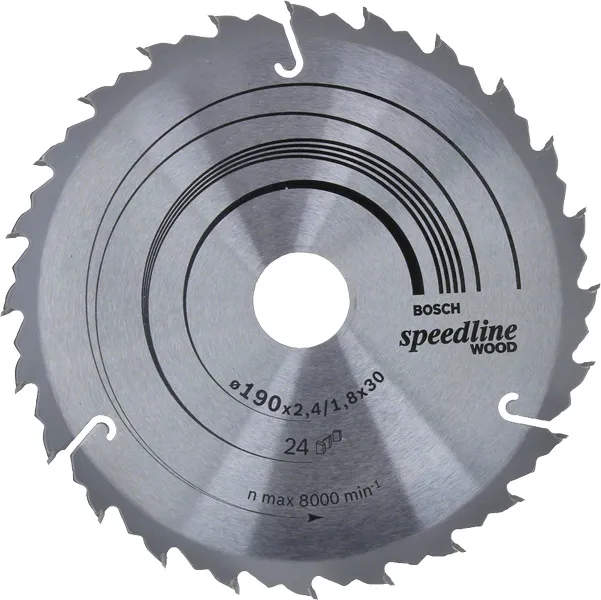 Piła Tarczowa H Speedline 190*2,6*30Z24 BOSCH