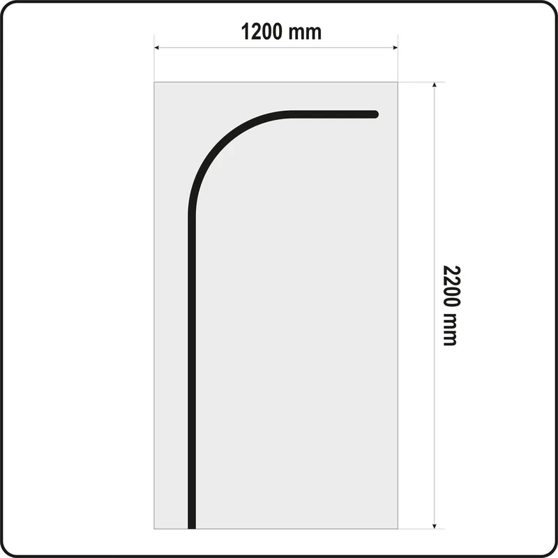 Osłona Przeciwpyłowa Do Drzwi Typ L 220 x 120 cm YATO