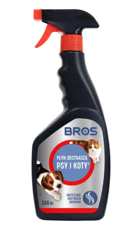 Płyn Odstrasza Psy I Koty 500ml BROS