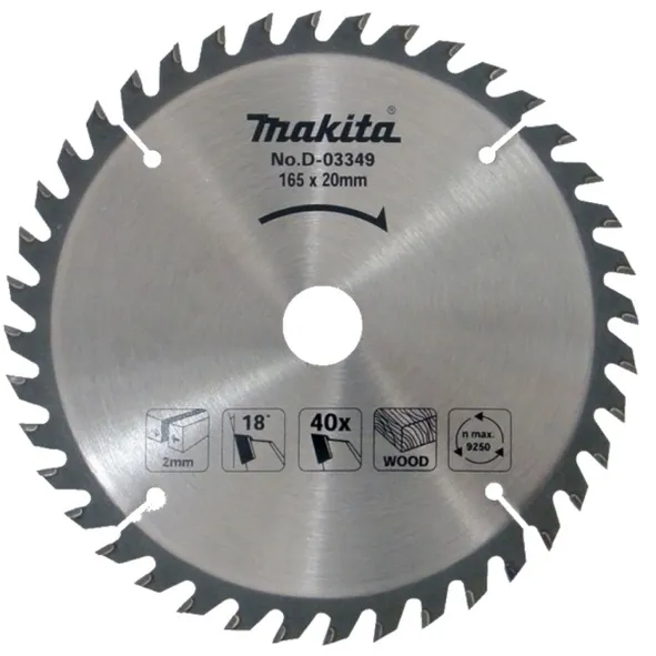 Piła Spiekowa Do Drewna 165*20*40Z MAKITA
