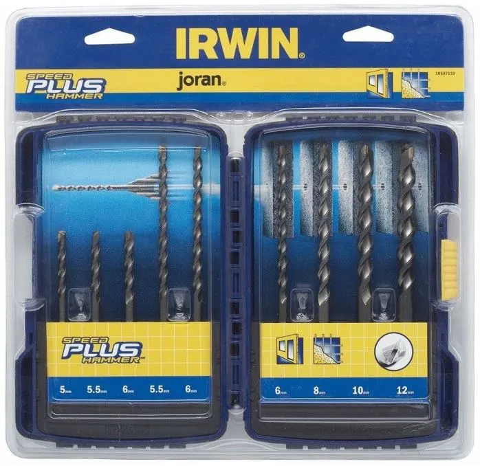 Komplet Wierteł Do Betonu Mtc Spdh Plus 9 Sztuk IRWIN