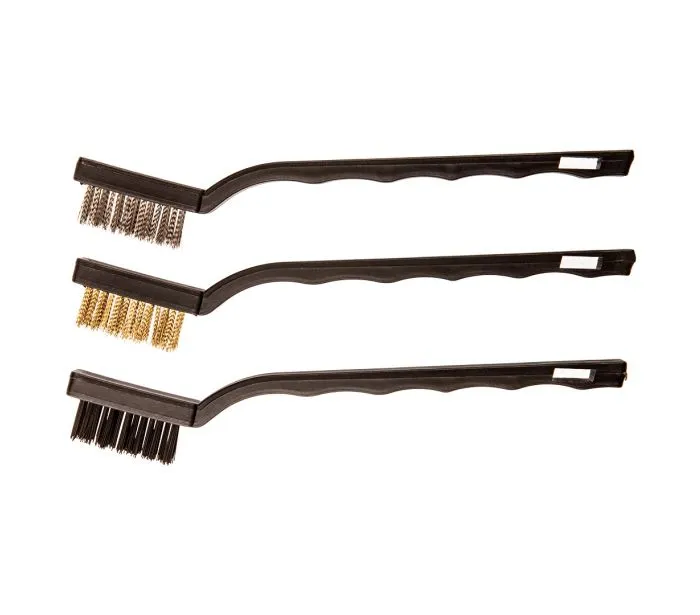 Szczotki 180mm Mix 3 Sztuki Miedź Stal Nylon TOP TOOLS