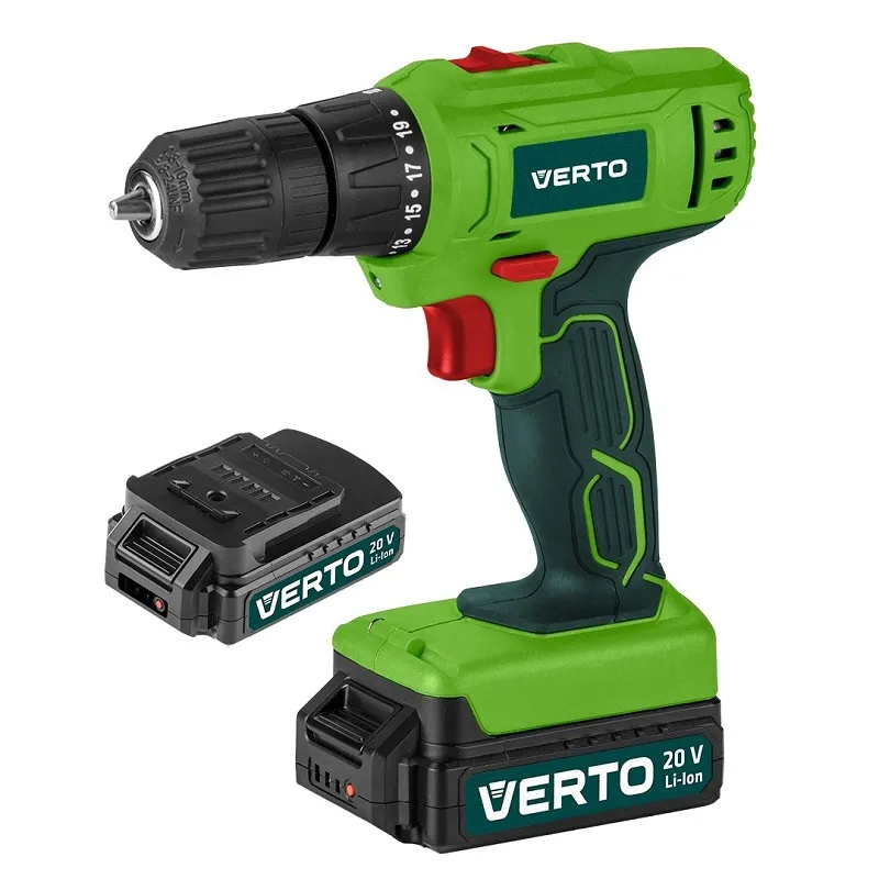 Wiertarko - Wkrętarka 2*20V LI-ION 1.5 Ah Walizka VERTO