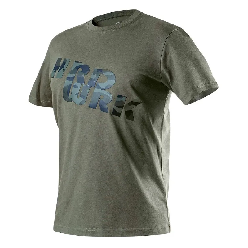 T-Shirt Roboczy Camo, Rozm.xl NEO - Oliwkowy