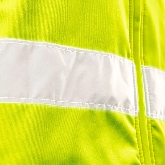 Kurtka Robocza Ostrzegawcza Softshell Z Kapturem XL NEO - Żółta