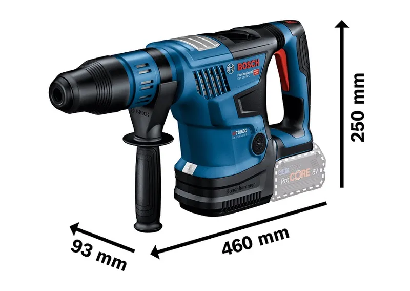 Młot Udarowy Obrotowy Akumulatorowy SDS MAX Gbh 18V-36C 0*AH BOSCH