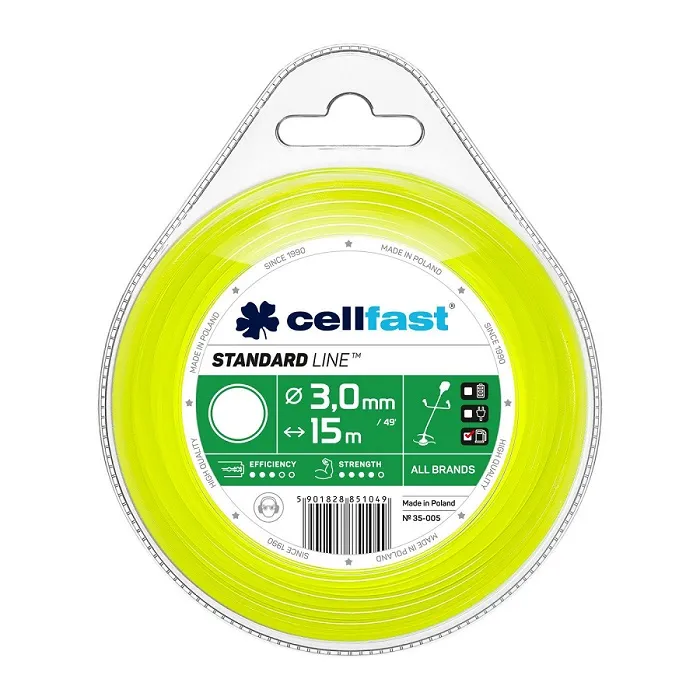 Żyłka Do Wykaszarki Okrągła 3.0mm 15m CELL-FAST
