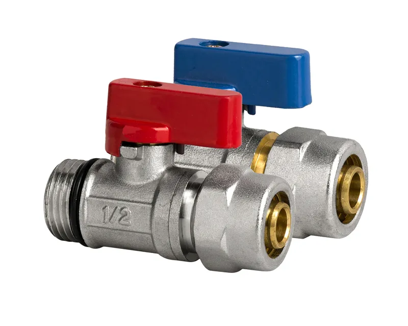Zawór Kulowy Pex Mini Z Dławicą 1/2*16 Ciepła Woda DIAMOND