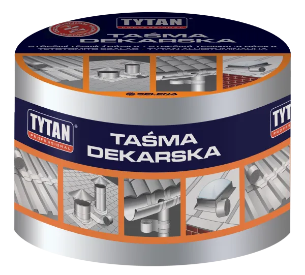 Taśma Uszczelniająca Dekarska 15CM*10MB Srebrna/Aluminiowa TYTAN