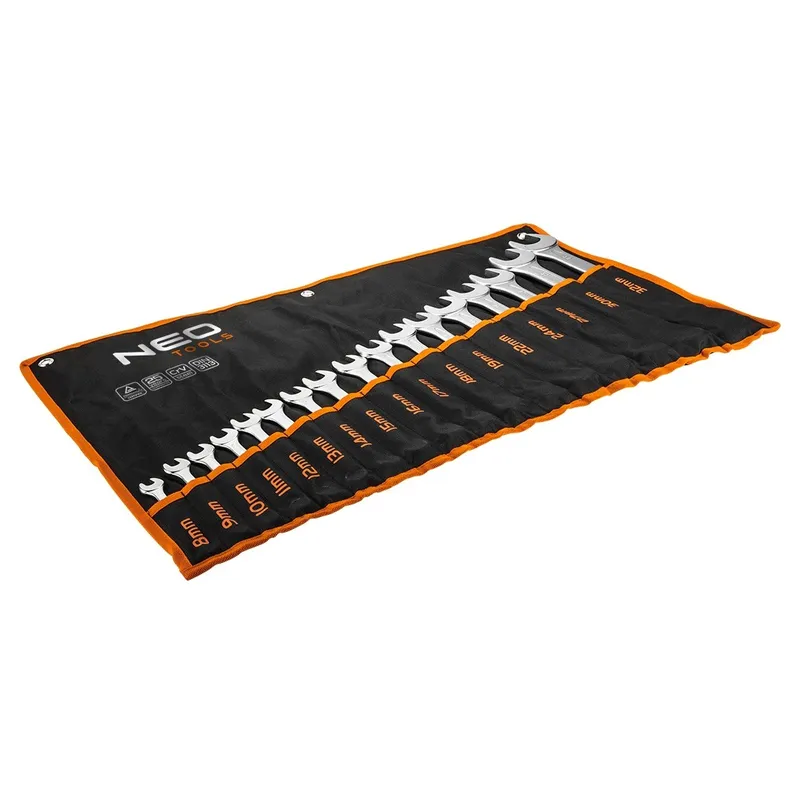 Komplet Kluczy Płasko-Oczkowych 8-32MM 17 Sztuk NEO