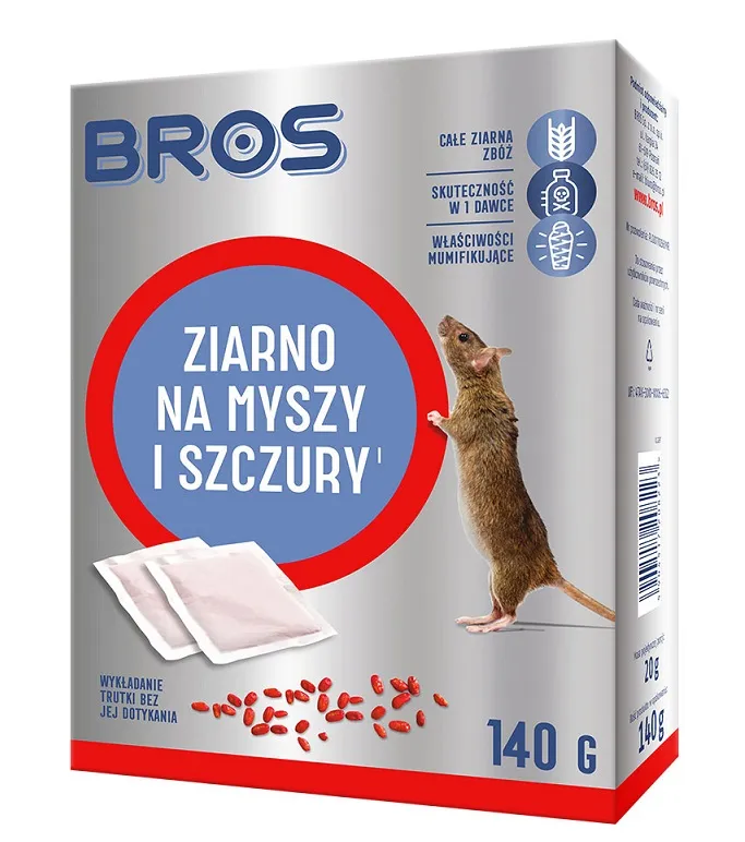 Ziarno Na Myszy I Szczury 140g BROS