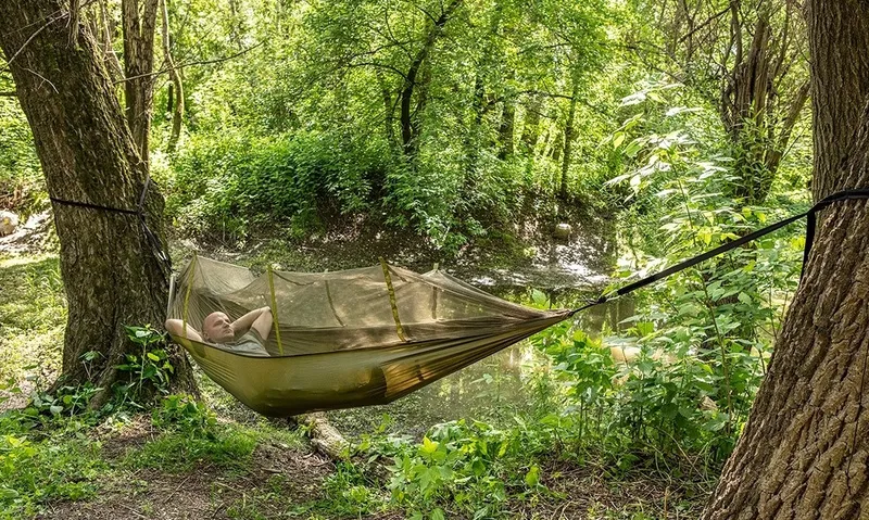 Hamak Z Moskitierą 330*140CM. NEO