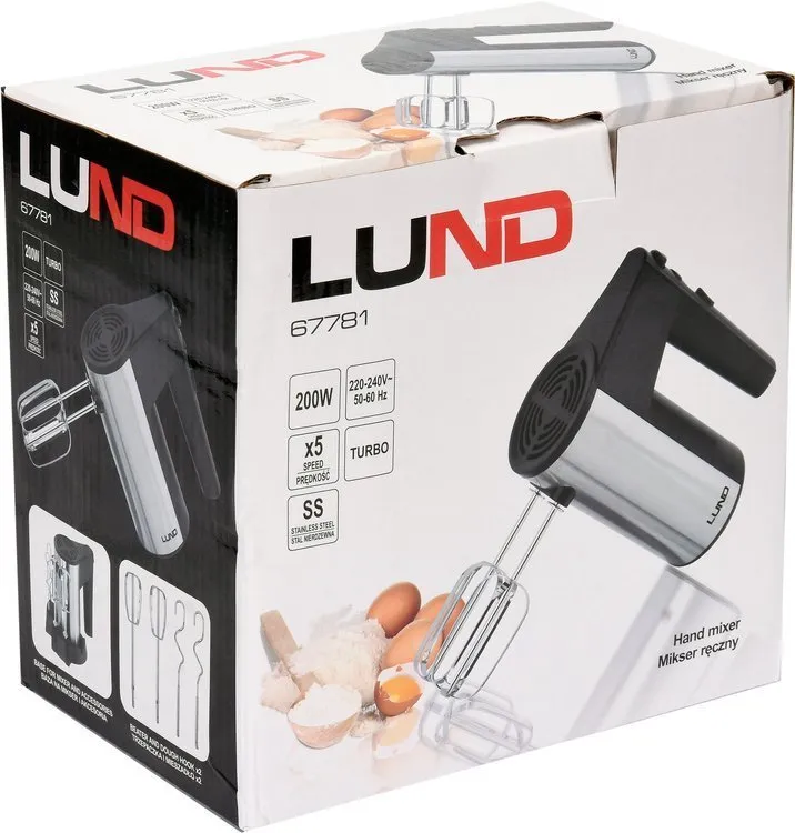 Mikser Ręczny 200-250W LUND