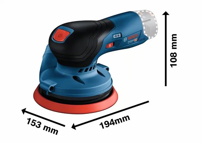 Szlifierka Mimośrodowa Gex 12V-125 125mm BOSCH