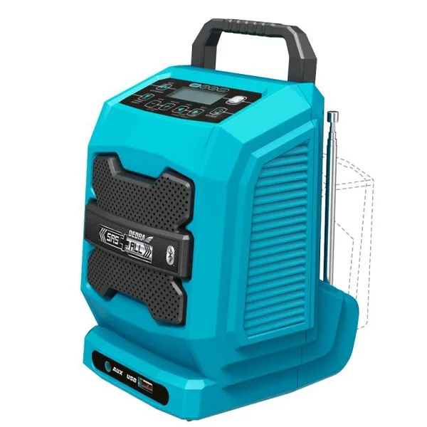 Radio Akumulatorowe Bluetooth 18V USB Sas DEDRA