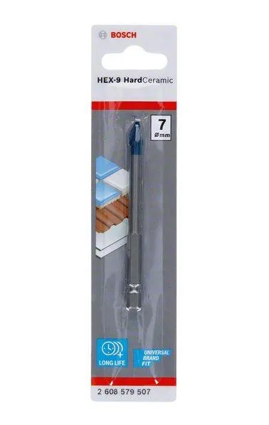 Wiertło HEX-9 Hard Ceramic 7*90MM BOSCH