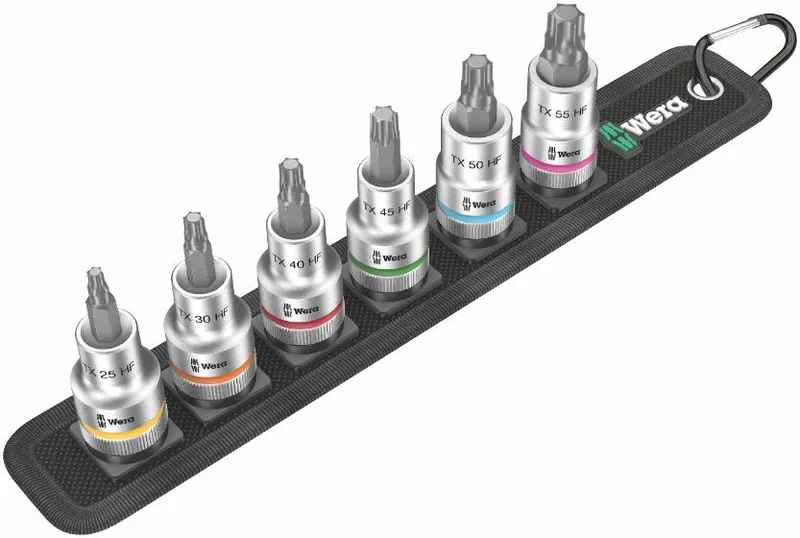 Zestaw Bitów Nasadowych Zyklop 1/2' Torx Hf WERA