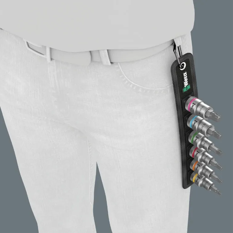 Zestaw Bitów Nasadowych Zyklop 1/2' Torx Hf WERA