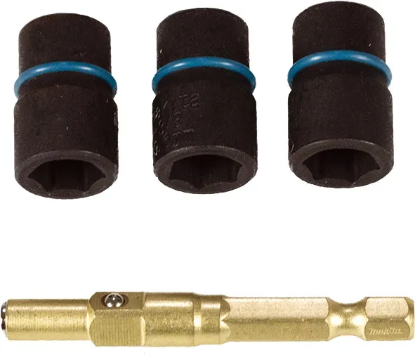 Zestaw Nasadek 8,9.6,10MM 3 szt. Z Wymiennym Uchwytem MAKITA