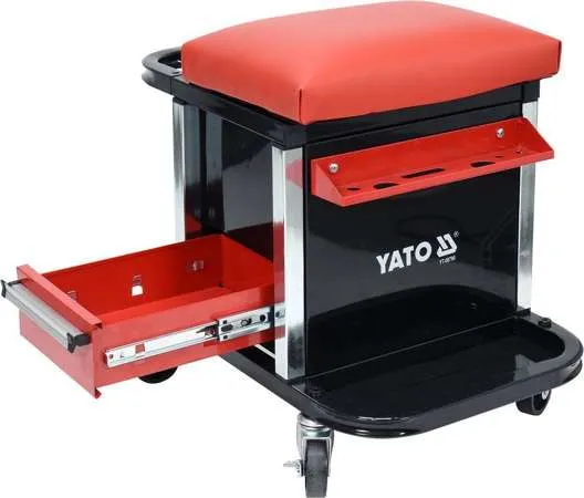 Taboret Warsztatowy Z Szufladami YATO