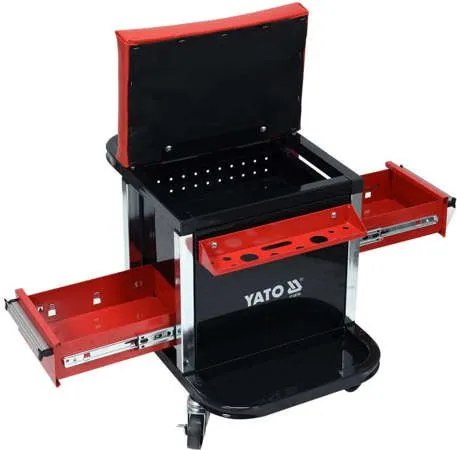 Taboret Warsztatowy Z Szufladami YATO