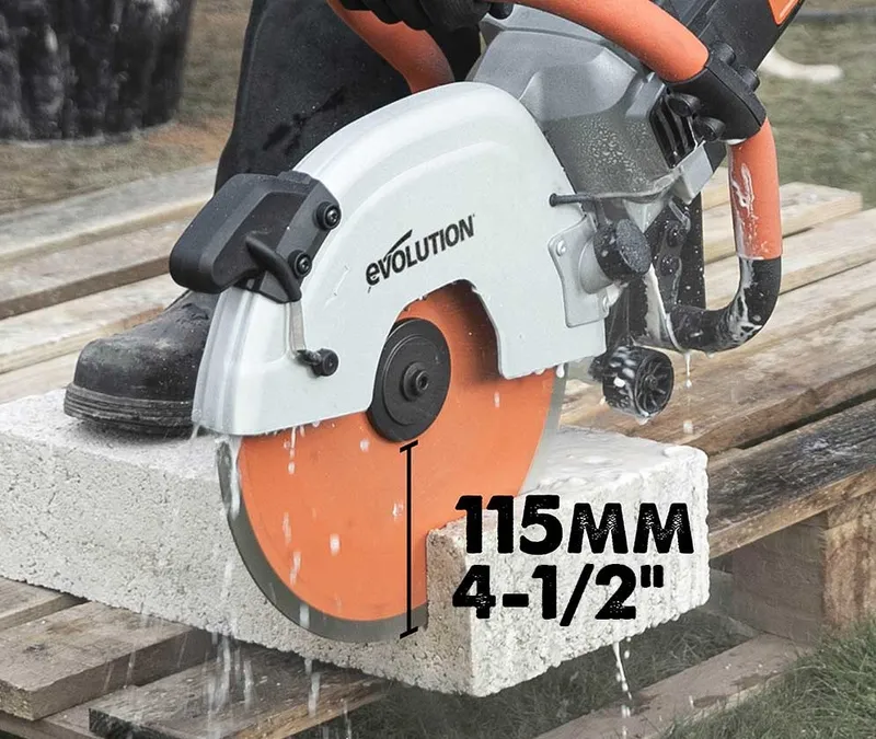 Przecinarka Do Betonu EVOLUTION R300DCT + PD300SEG-CS