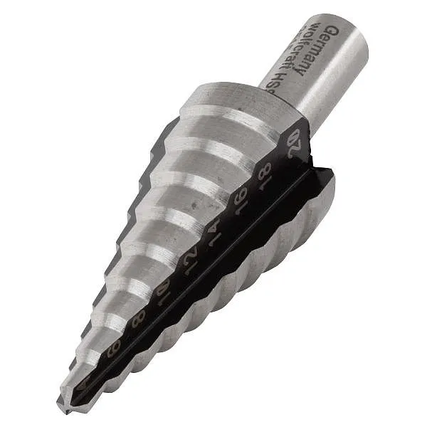 Wiertło Stopniowe HSS 4-20MM Trzpień 8mm WOLFCRAFT