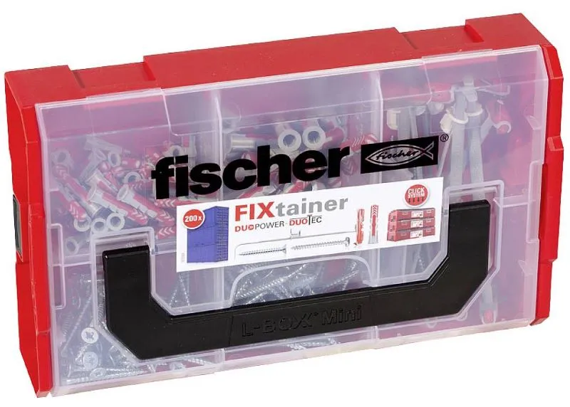 Fixtainer Kołki Duopower 200+WKRĘTY+DUOTEC FISCHER