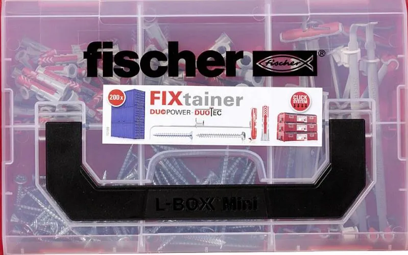 Fixtainer Kołki Duopower 200+WKRĘTY+DUOTEC FISCHER
