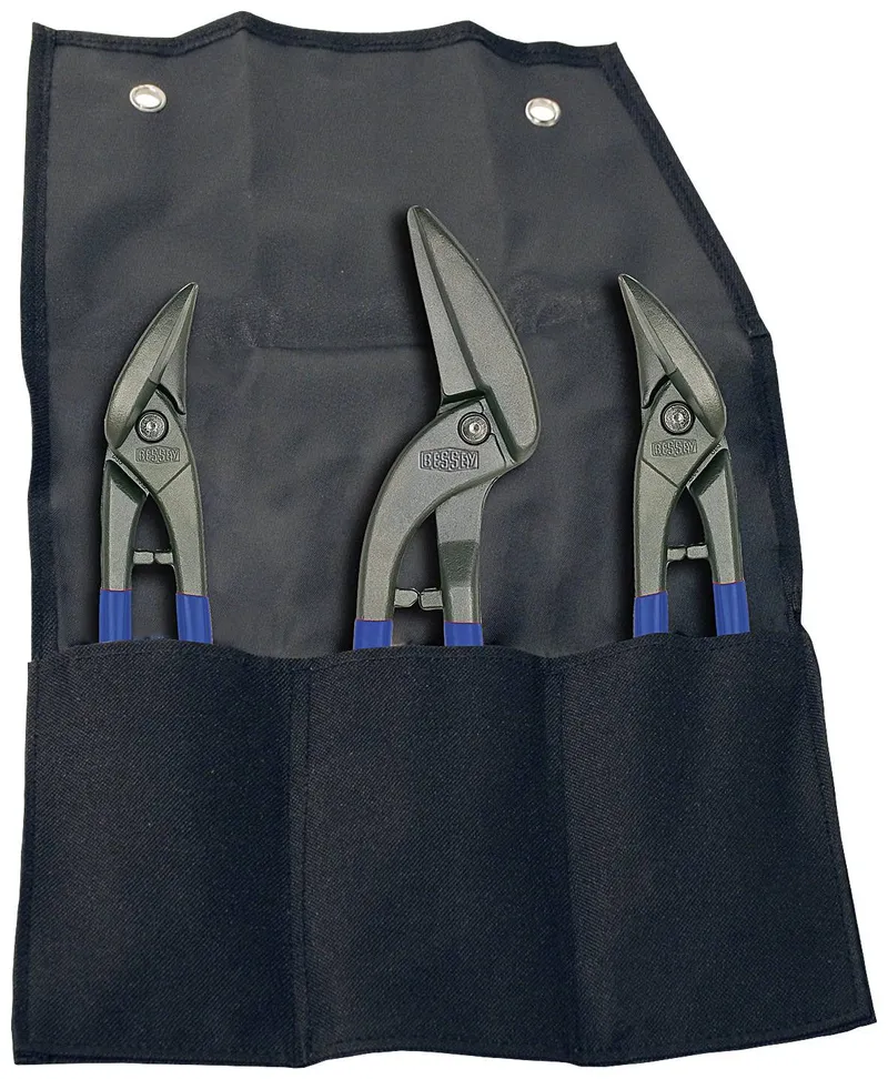 Zestaw Nożyc Do Blachy Erdi, 3 szt. Etui BESSEY