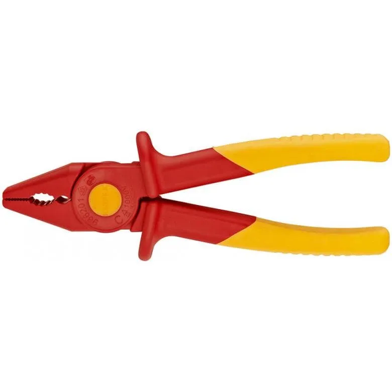 Szczypce Płaskie Z Tworzywa Sztucznego Izolowane 180mm KNIPEX