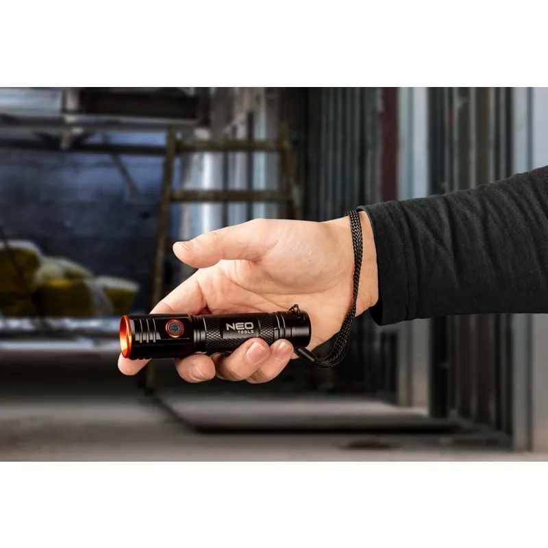 Latarka Akumulatorowa USB C 2000 Lm Chn LED NEO