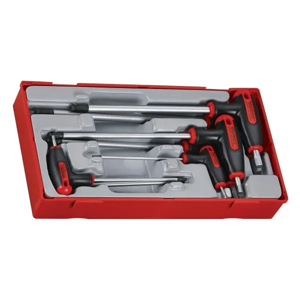 Zestaw Kluczy Trzpieniowych Sześciokątnyc Z Rękojeścią 7 szt. TENG TOOLS