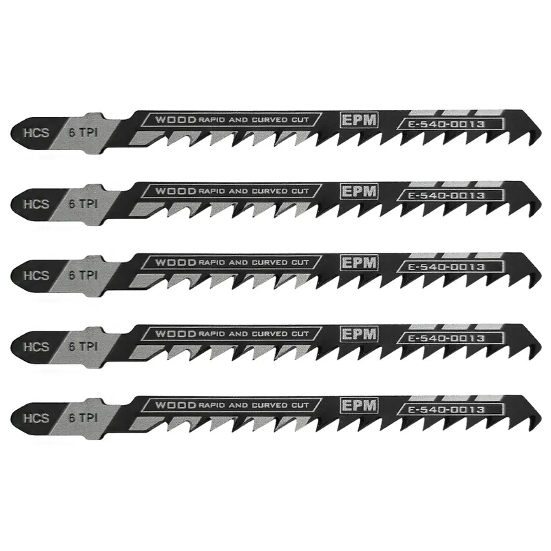 Brzeszczot Do Wyrzynarki 74mm 6TPI Drewno T244D 5 Sztuk EPM
