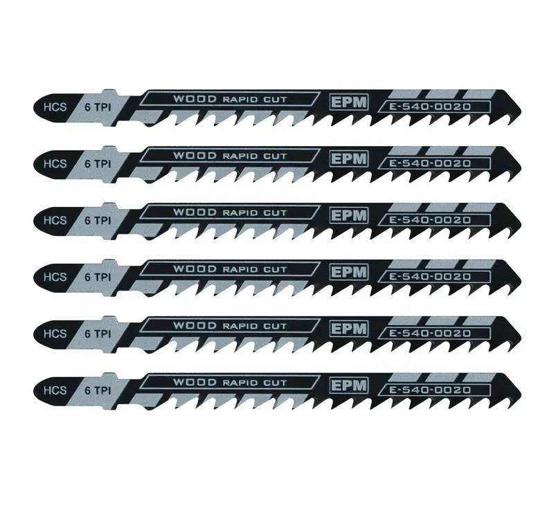 Brzeszczot Do Wyrzynarki 100mm 6TPI Drewno T144D 5 Sztuk EPM