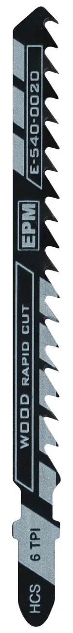 Brzeszczot Do Wyrzynarki 100mm 6TPI Drewno T144D 5 Sztuk EPM