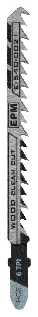 Brzeszczot Do Wyrzynarki 100mm 6TPI Drewno T101D 5 Sztuk EPM