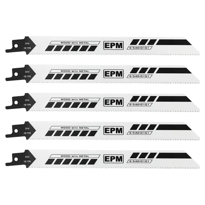 Brzeszczot Do Piły Szablastej 200mm 10TPI Drewno S1022 5 szt. EPM