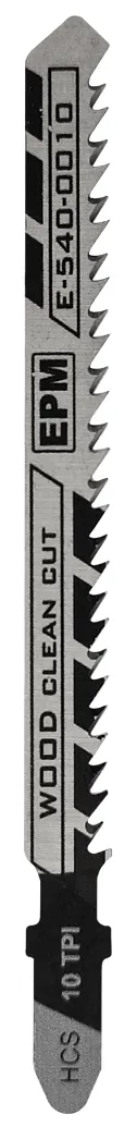 Brzeszczot Do Wyrzynarki 74mm 10TPI Drewno T101BR 5 Sztuk EPM