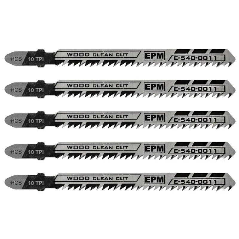Brzeszczot Do Wyrzynarki 74mm 10TPI Drewno T101B 5 Sztuk EPM