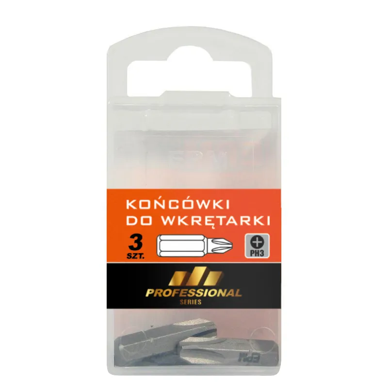 Grot, Bit, Końcówka Do Wkrętarki 25mm 3 szt. PH3 EPM