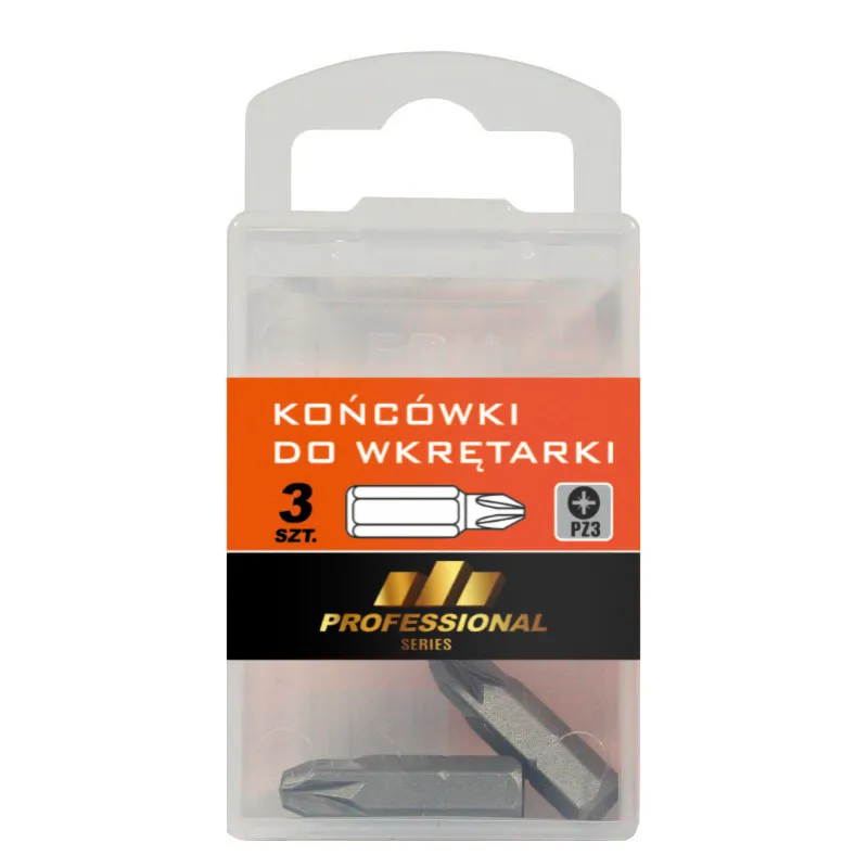 Grot, Bit, Końcówka Do Wkrętarki 25mm 3 szt. PZ3 EPM