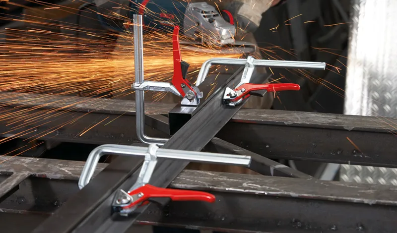 Ścisk Dźwigniowy Ślusarski Stalowy Gsh 250*120MM BESSEY