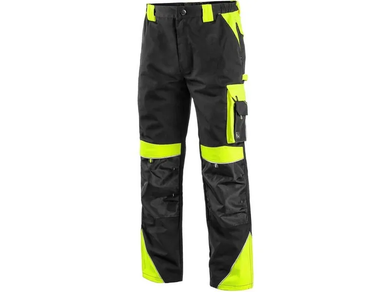 Spodnie CXS Do Pasa Sirius Brighton ROZM.50 - Czarno-Żółte