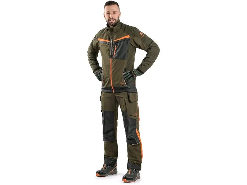 Bluza/Kurtka CXS Naos Rozmiar 50 - Zielono-Pomarańczowa