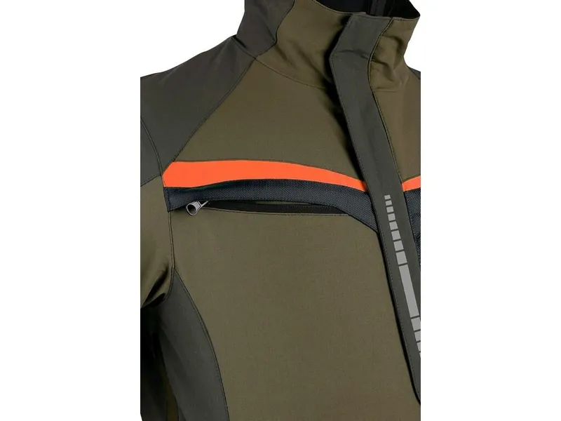 Bluza/Kurtka CXS Naos Rozmiar 56 - Zielono-Pomarańczowa