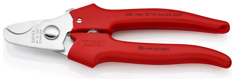 Nożyce Do Kabli 165mm, Rękojeść Z Tworzywa KNIPEX