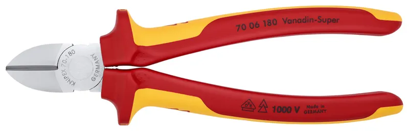 Szczypce Boczne Tnące 180mm KNIPEX